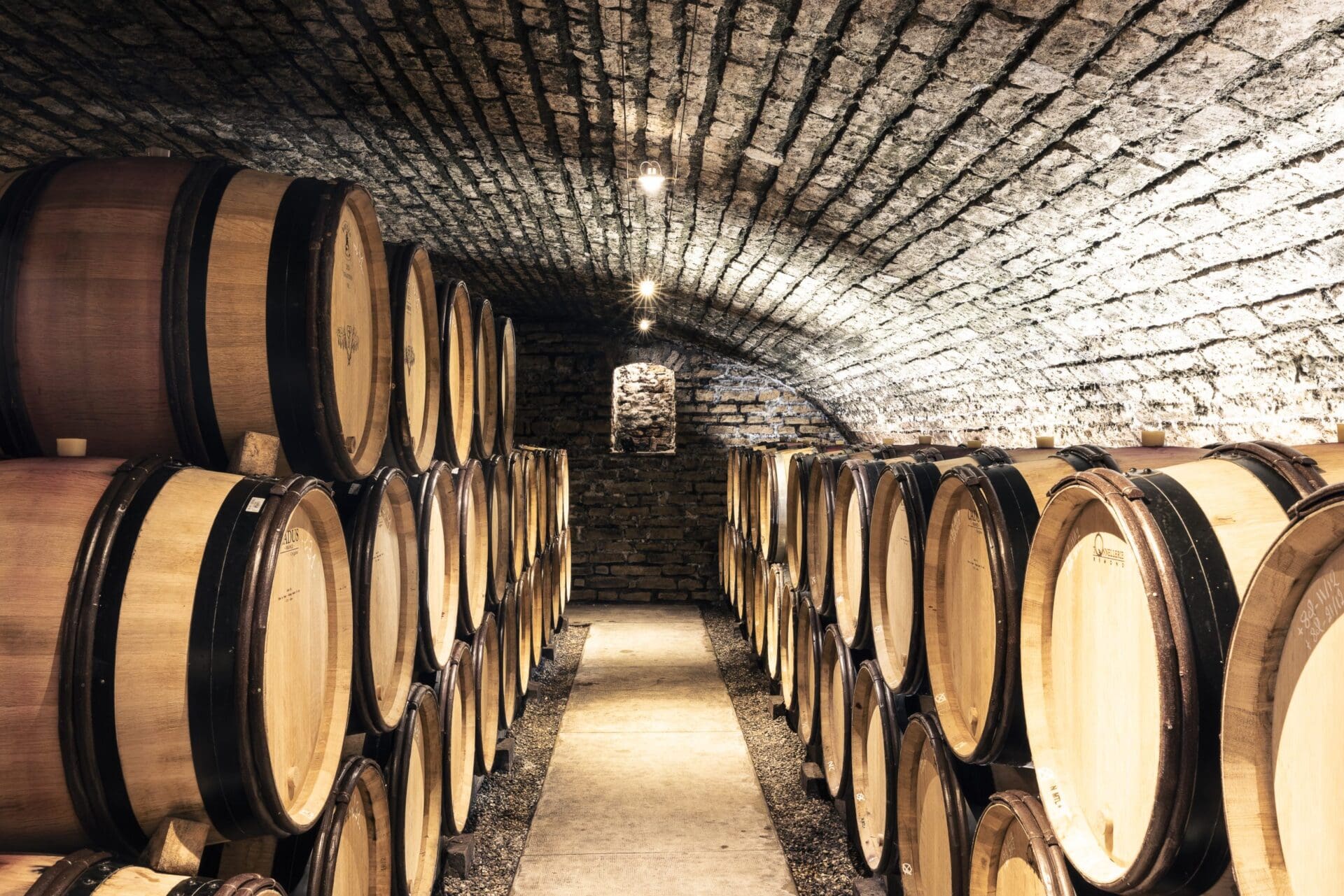 cave voutée du domaine Gaston et Pierre RAVAUT